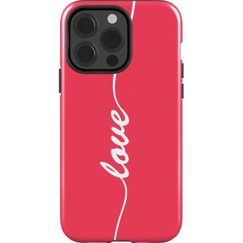 Love Banner iPhone 15 Pro Impact Case